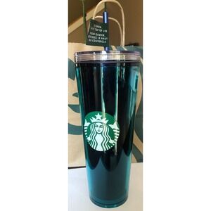 New Summer Starbucks Tumbler Aqua‎ 🌊 Terra Confetti Decorate Your Own Lid Venti